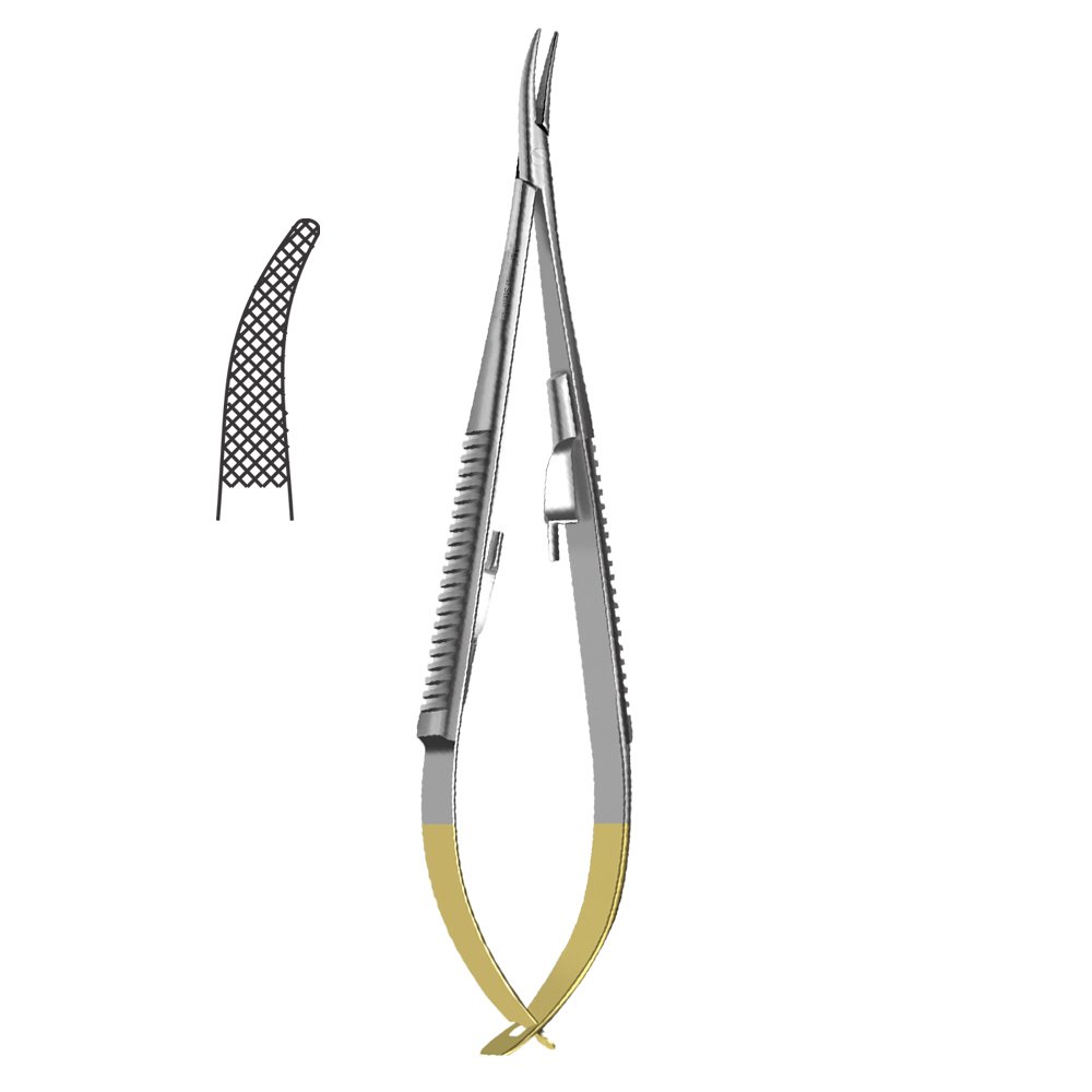 Castroviejo Needle Holder Curved