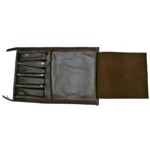 4 Slot Leather Bag